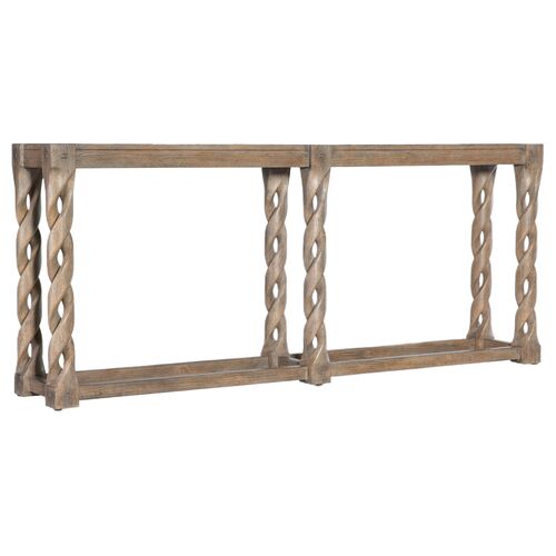 Jack O'bein Long Twisted Console, Brown