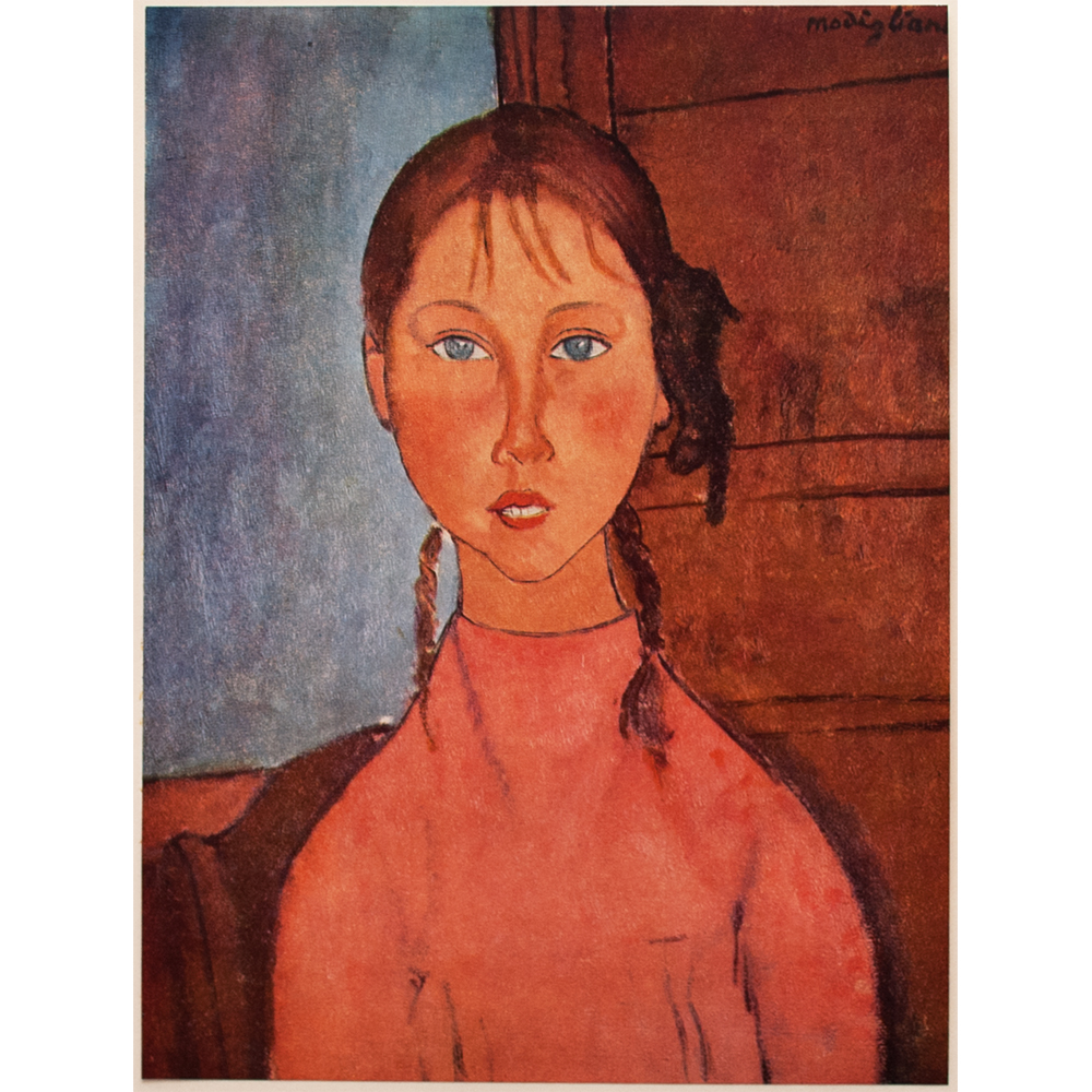 1955 Modigliani, Girl with Braids~P77660966