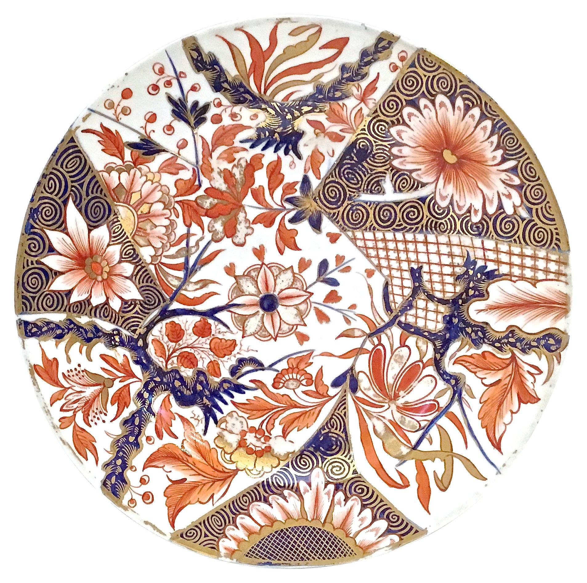 Antique Porcelain Royal Derby Plate~P77431752