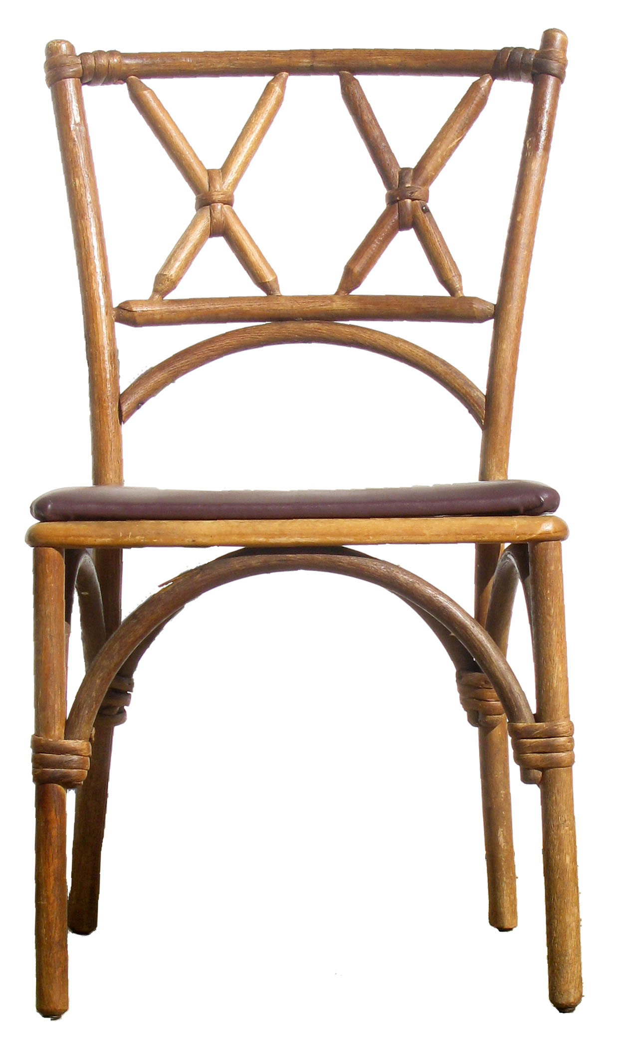 McGuire Style Faux Bamboo / Rattan Chair~P77648432