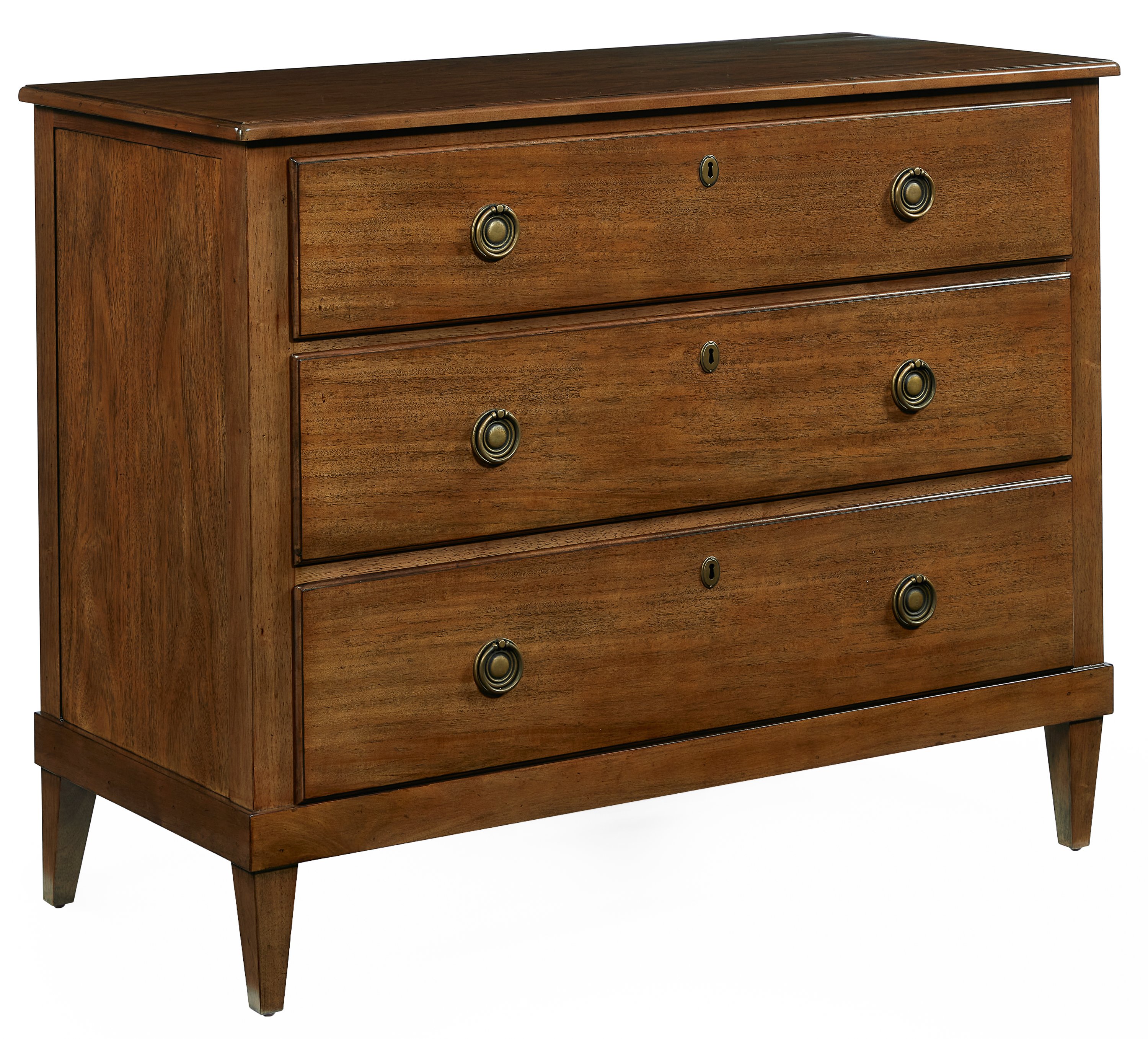 cambridge brown 3 drawer dresser Iris Dresser Light Brown Wood 3-Drawer Mid-Century main image 0
