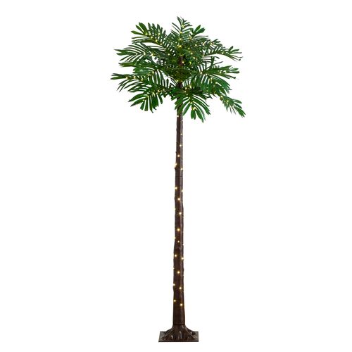 6ft. UV Resistant Lighted Artificial Palm Tree