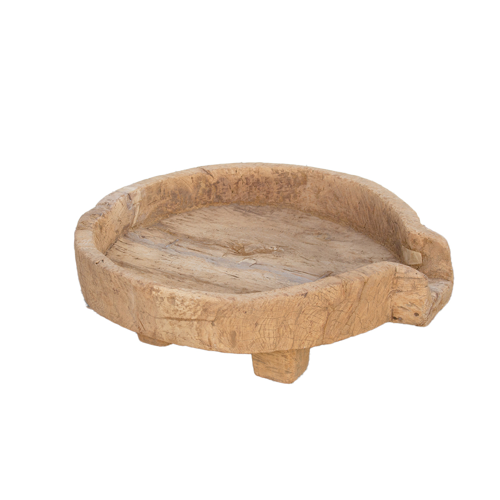 Antique Oversized Cheese Bowl on Legs~P77666676