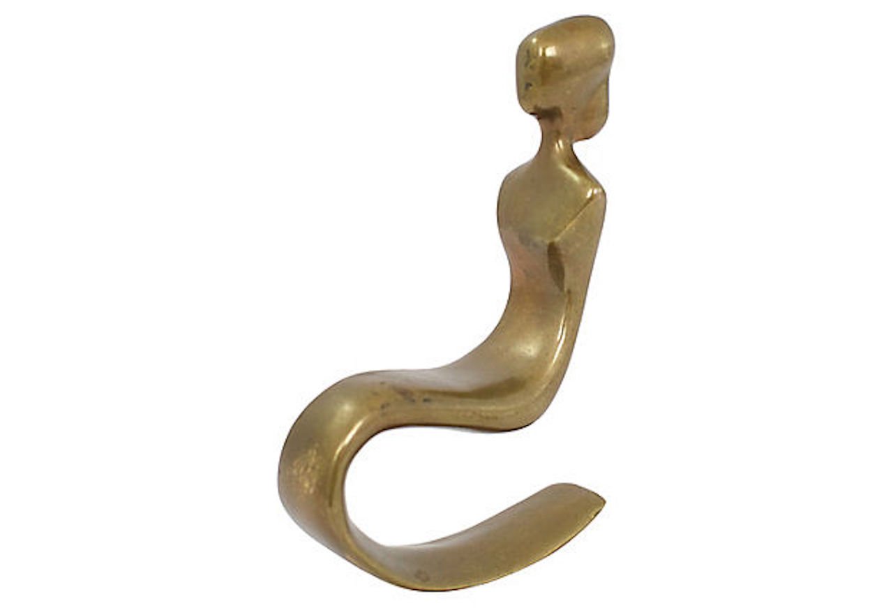 Modern Brass Female Figure~P77593540