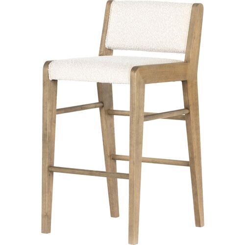Lion Barstool, Natural/Boucle Performance~P77642218