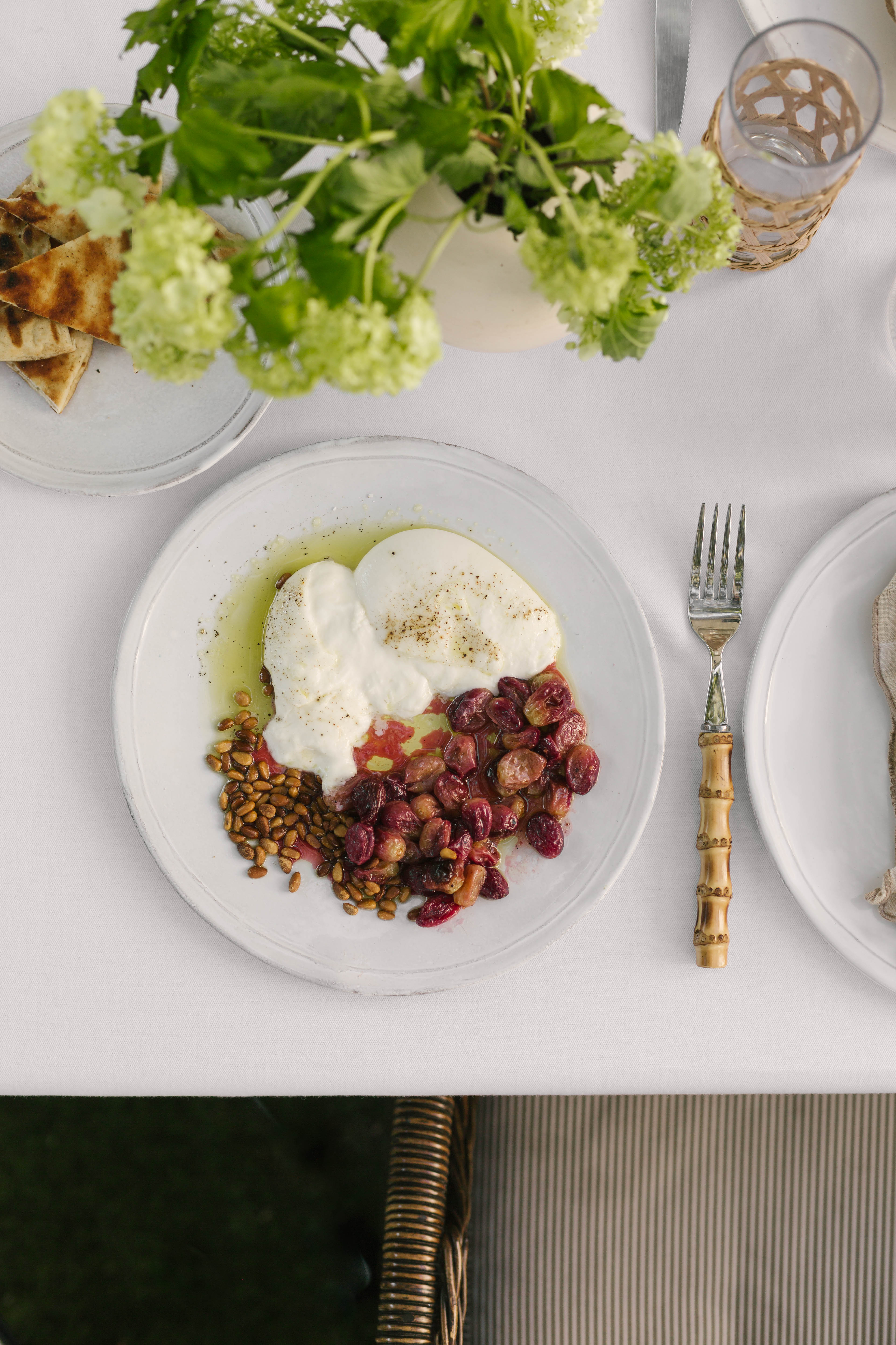 Devon’s roasted grapes and burrata. Photo by Fernanda Varela Photography.
