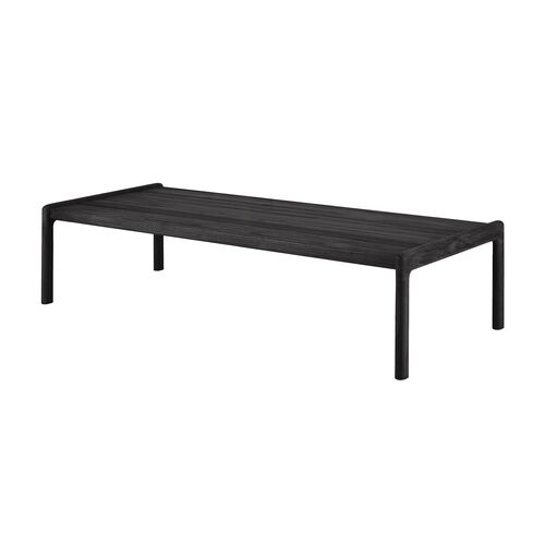 Jack Outdoor Coffee Table, Teak Black
