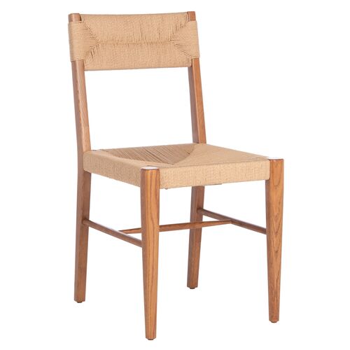 S/2 Chery Rattan Dining Chairs