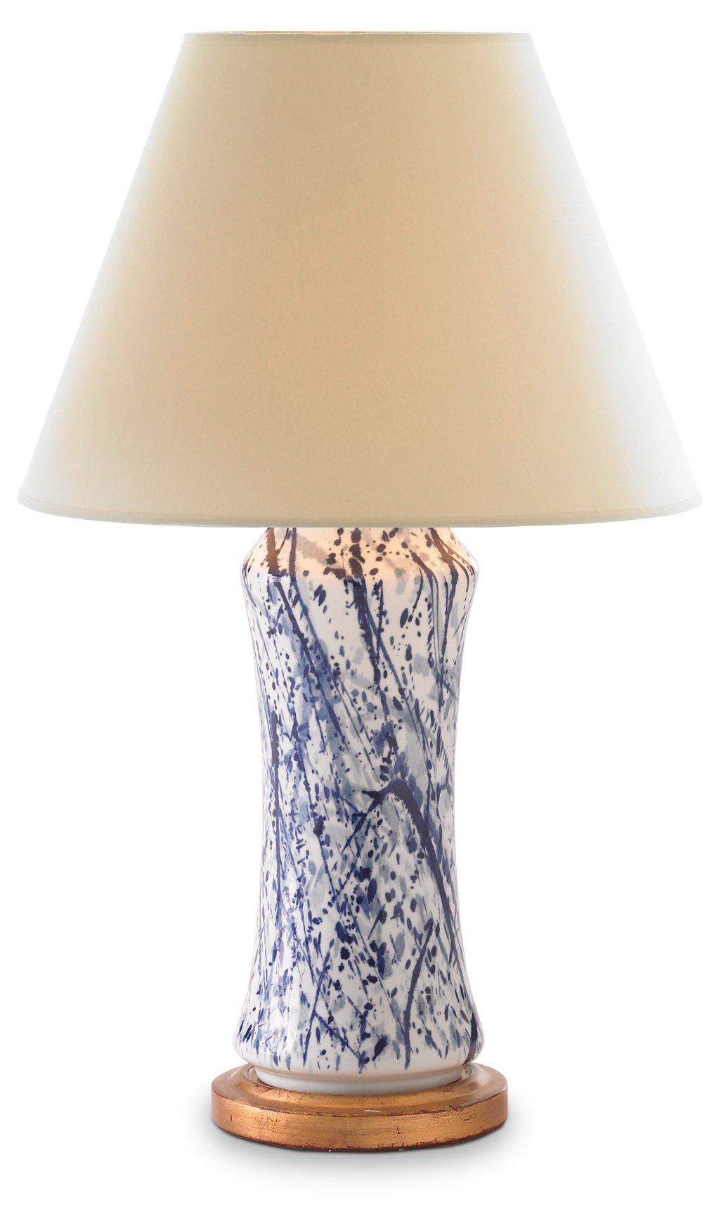 Splatter Lamp, Deep Blue/White One Kings Lane