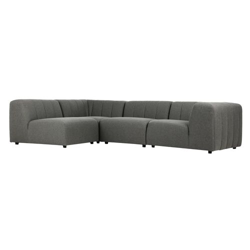 Omar Outdoor 4-Piece Sectional