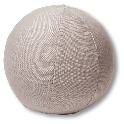 Emma 11x11 Ball Pillow, Quartz Linen~P77483494