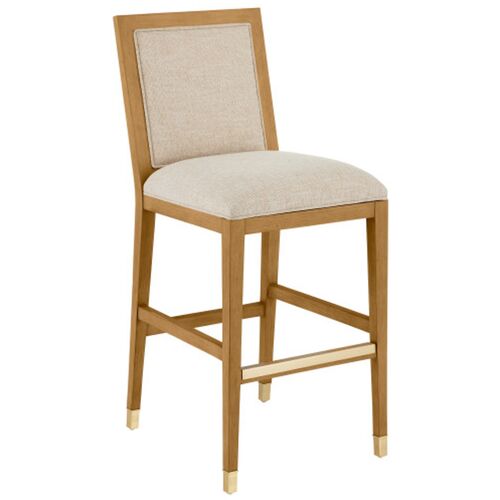 Santos Performance Fabric Rattan Bar Stool