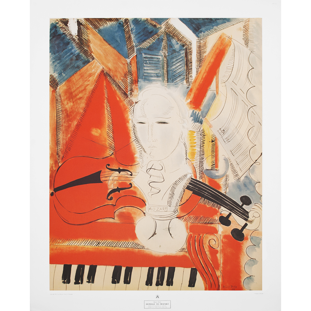 R. Dufy, Homage to Mozart XL Lithograph~P77539078