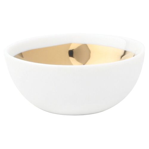 Dauville Serving Bowl, White/Gold~P77452310