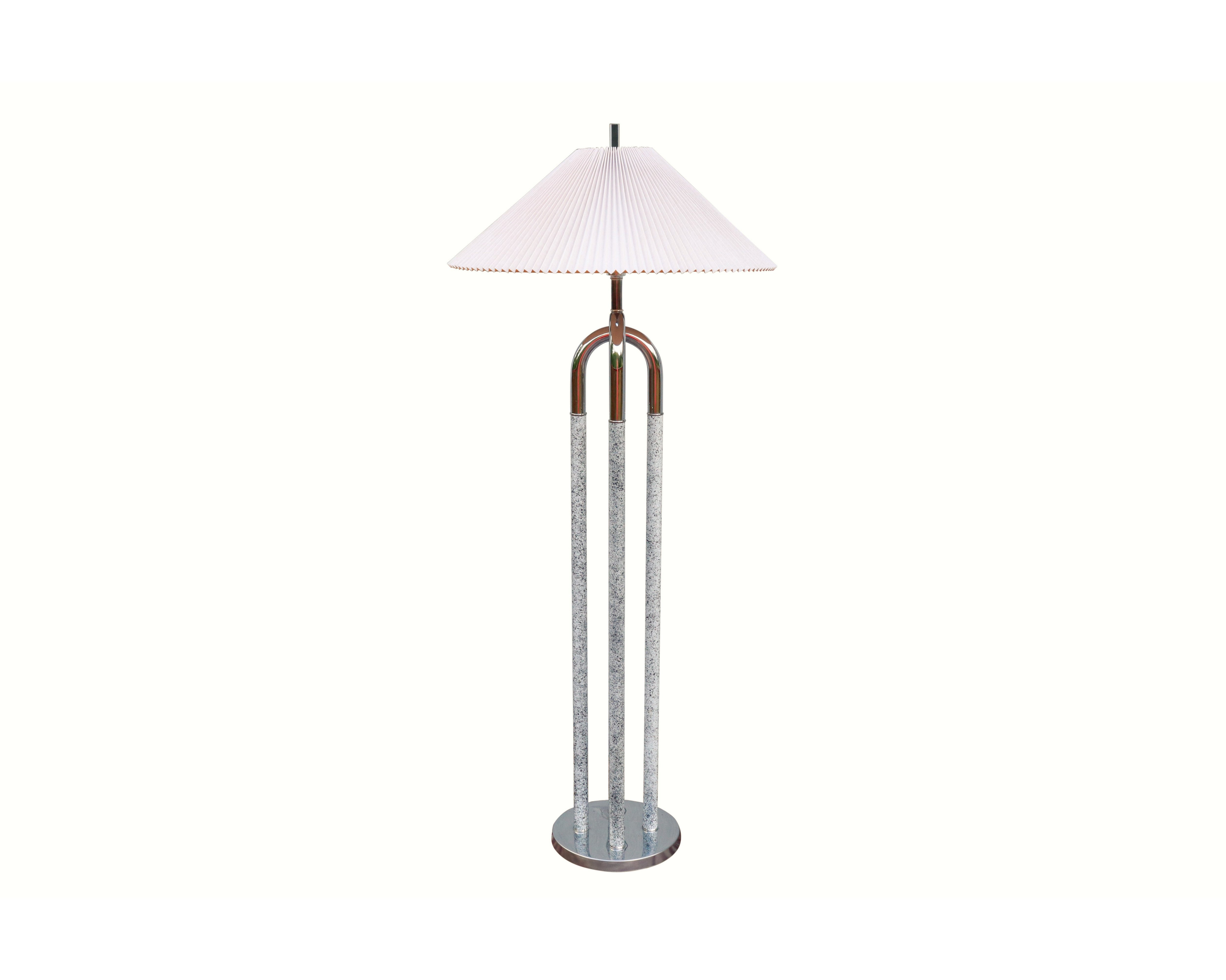 Mid Century Modern Chrome Floor Lamp~P77594109