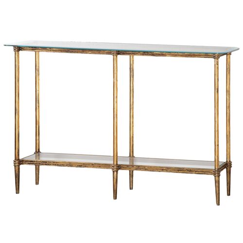 Pauline Console Table, Gold