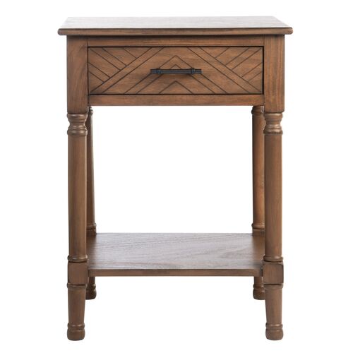 Genie 1-Drawer Accent Table, Brown~P77648113