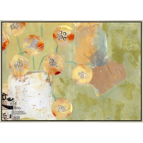 Jill Krasner, Cactus Flower Painting