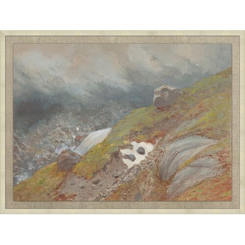 The Met, Terrain Near Mont Blanc, 56" x 42"