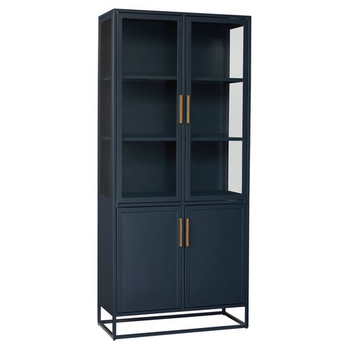 Coastal Living Emmy 80" Tall Kitchen Cabinet, Blue~P77634007
