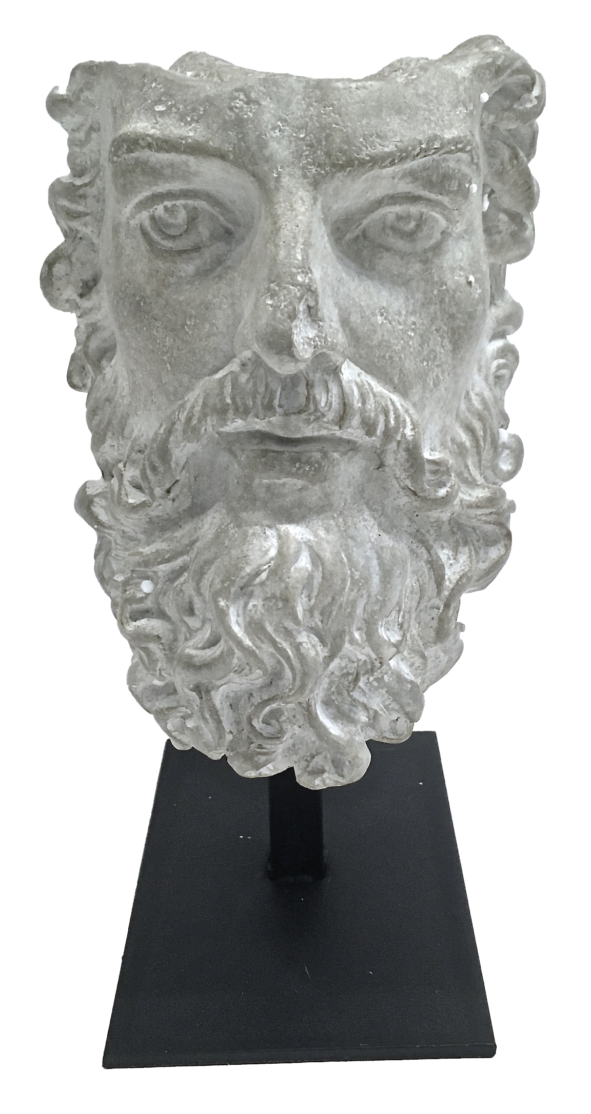 Zeus Bust Sculpture on Stand~P77662572