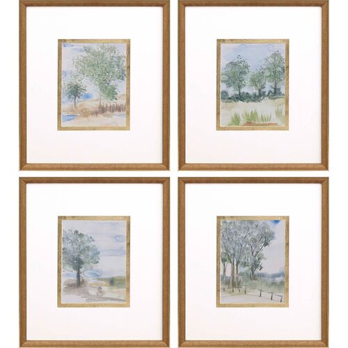 S/4 Along the Way II Framed Landscape Art S/4 Along the Way II Framed Landscape Art
