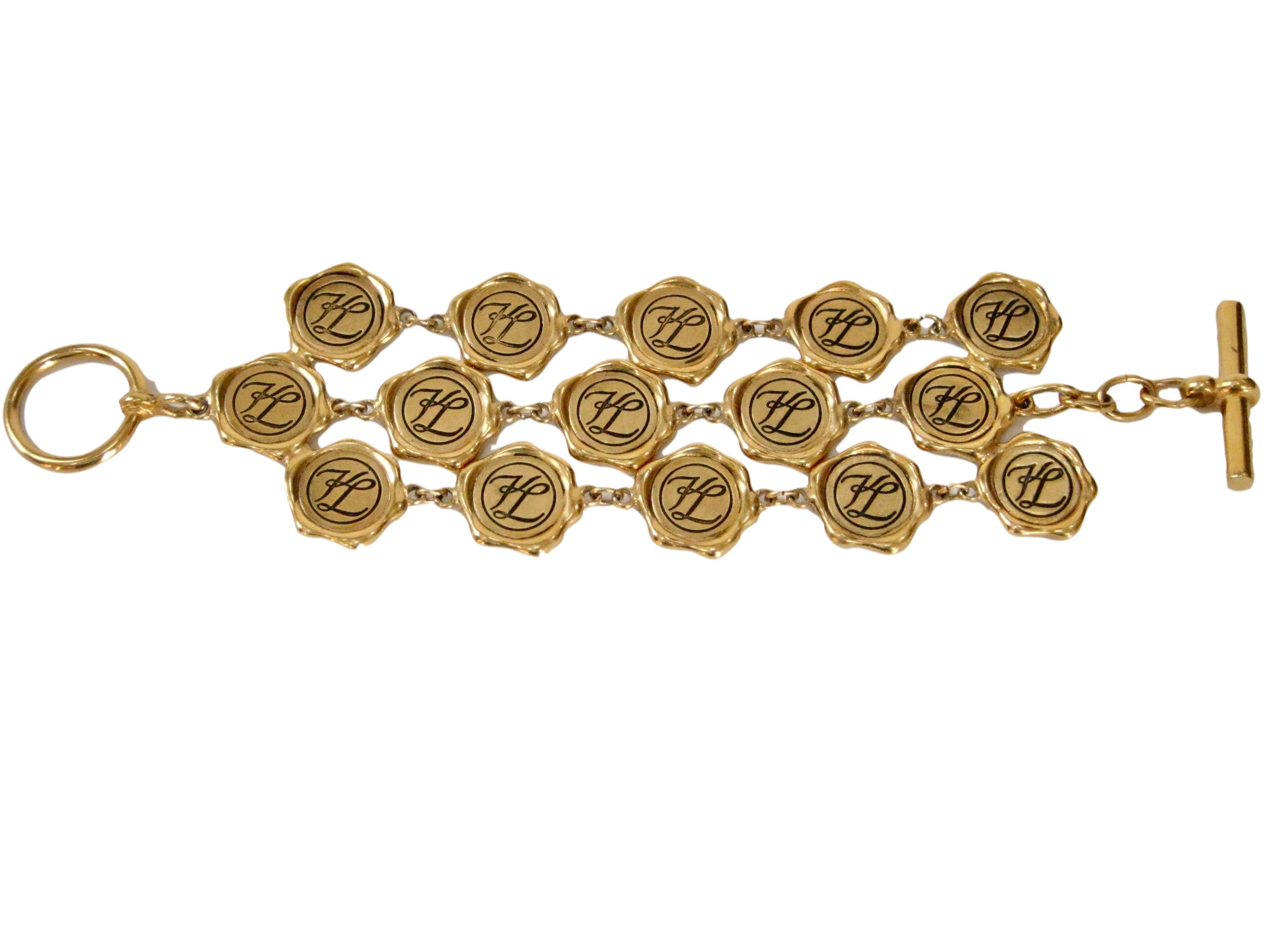 Karl Lagerfeld Triple Logo Bracelet~P77643651