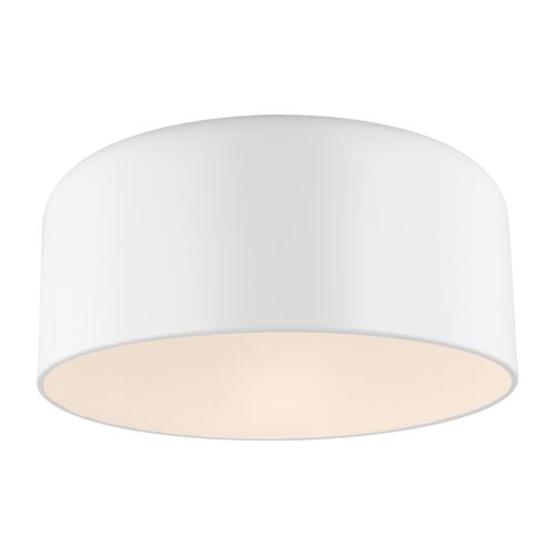 Malone Transitional 1-Light Dimmable Ceiling Flush Mount