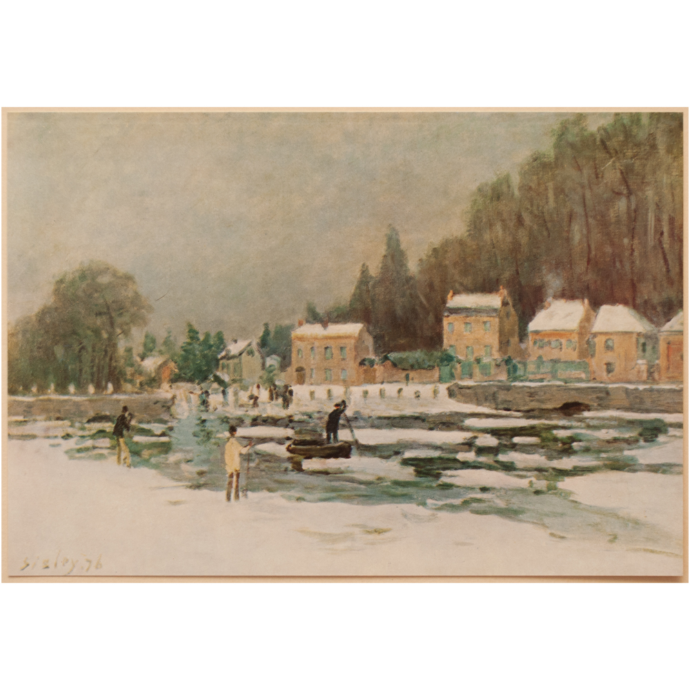 1940s Alfred Sisley, "Marly, The Lock"~P77557963