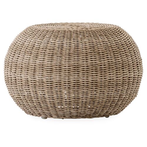 Myles Outdoor Accent Stool, Natural~P77567117