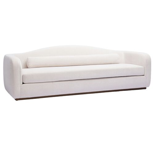 Larkspur 99" Chenille Bench-Seat Sofa Larkspur 99" Chenille Bench-Seat Sofa