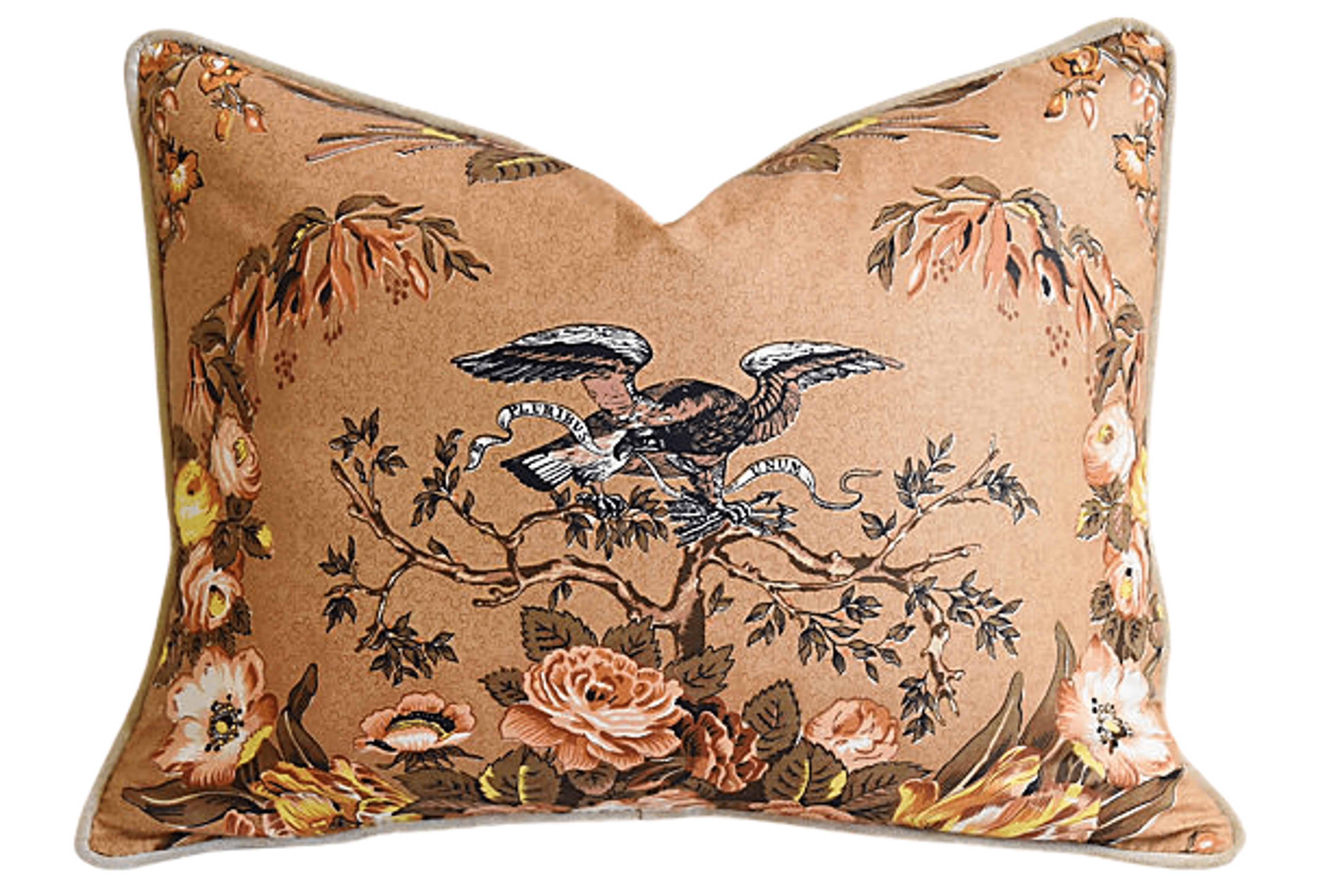Eagle & Floral Schumacher Greeff Pillow~P77605600