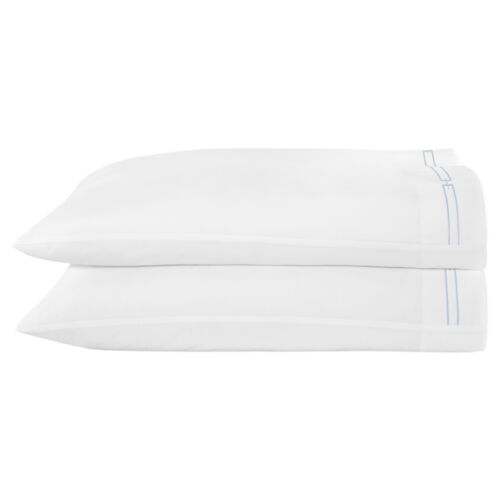 S/2 Stanza Embroidered Pillow Cases