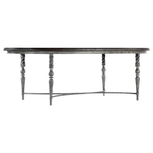 Traditions Oval Cocktail Table, Brown