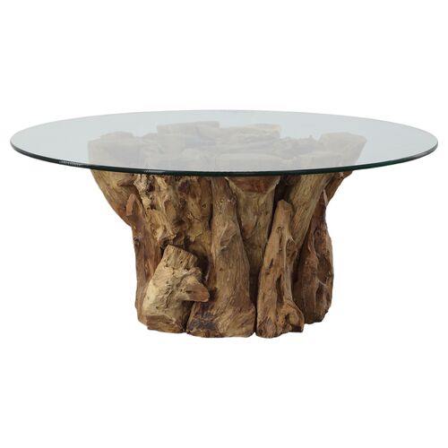 Ignatius Coffee Table, Teak Wood Ignatius Coffee Table, Teak Wood
