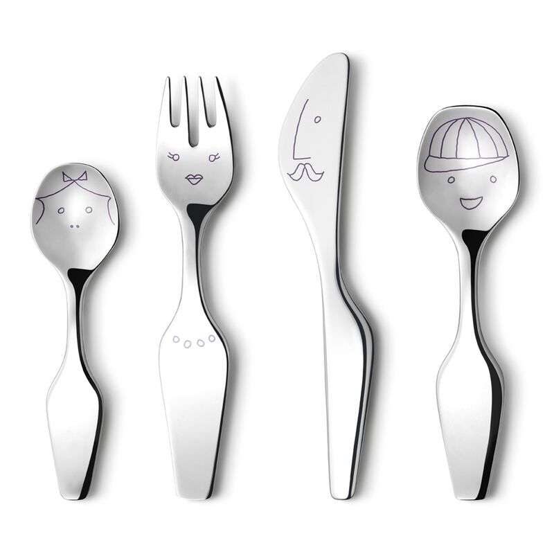 Twist Family Cutlery Set, Silver