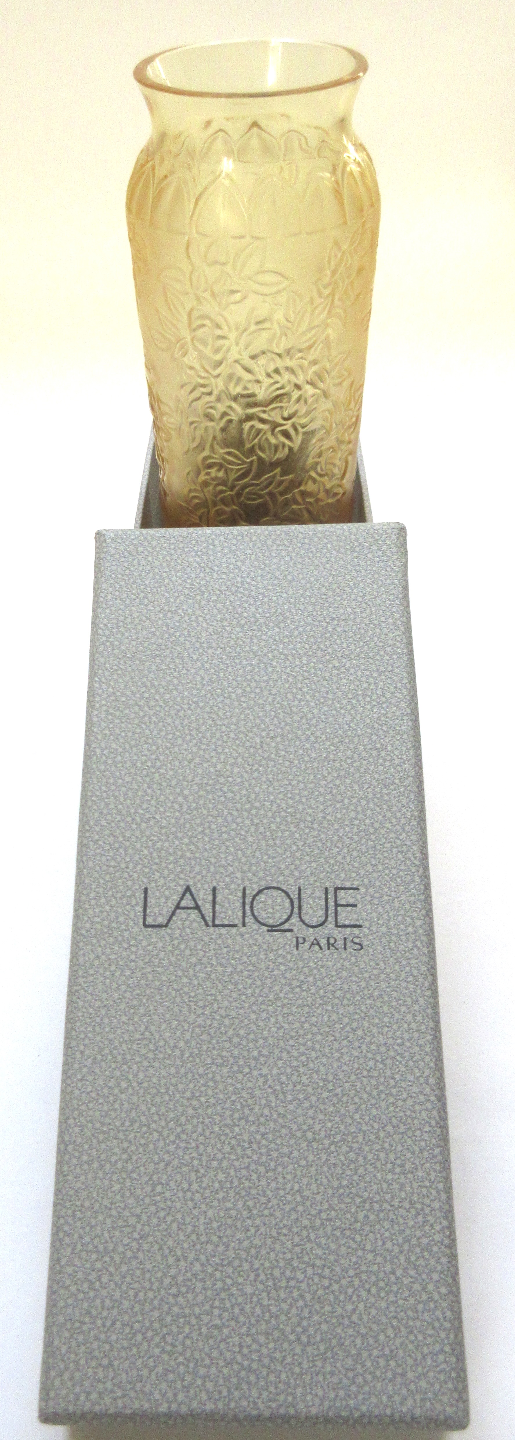 Lalique Bougainvillier Vase in Box~P77673457