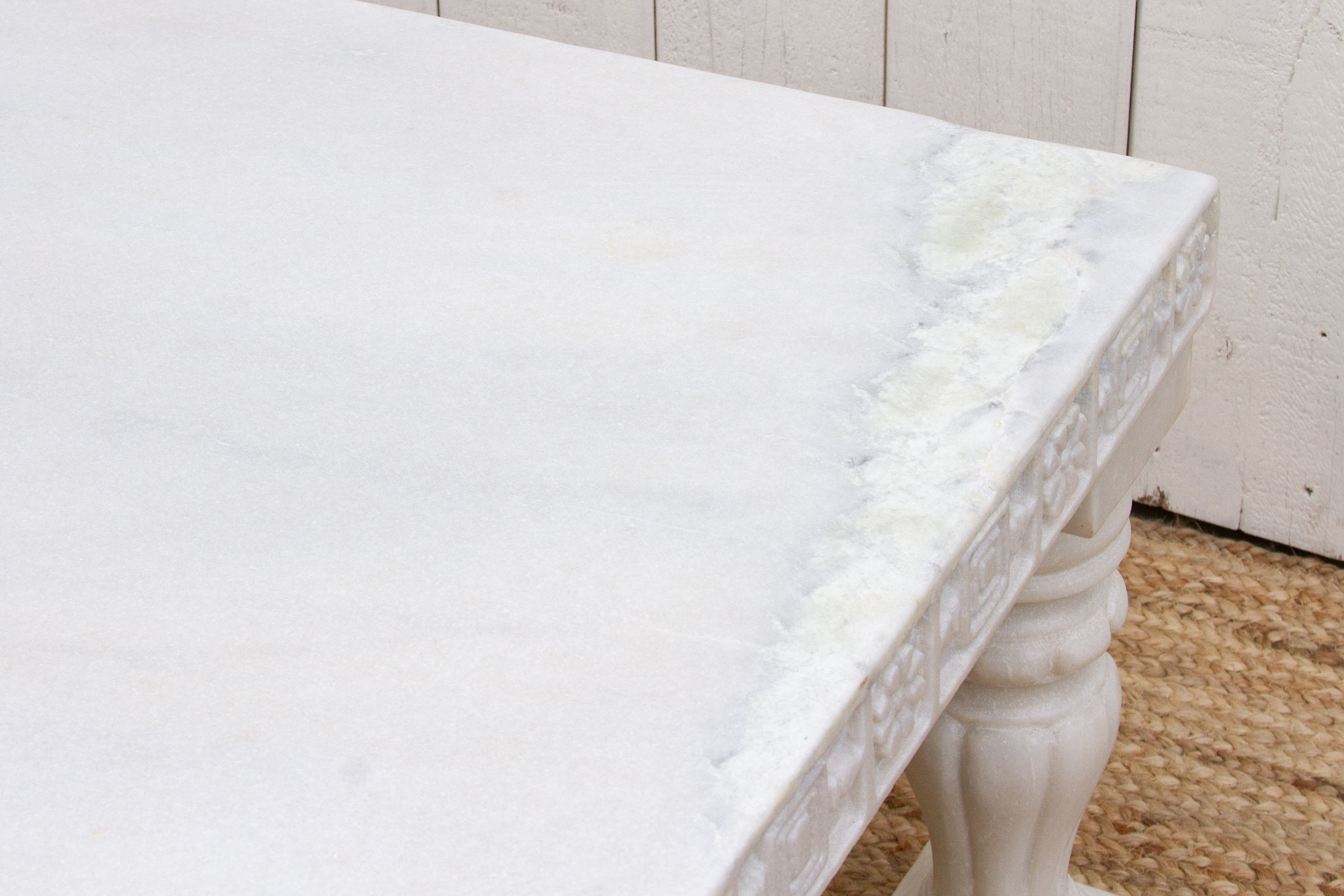Royal White Marble Coffee Table~P77671704