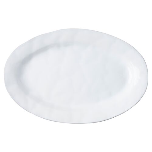 Quotidien Oval Serving Platter, White Truffle~P77431128