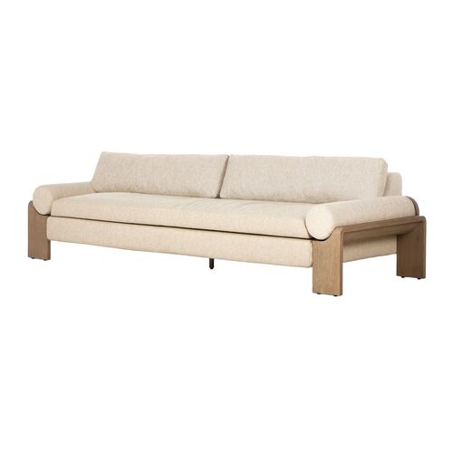 Milo Outdoor Teak Sofa