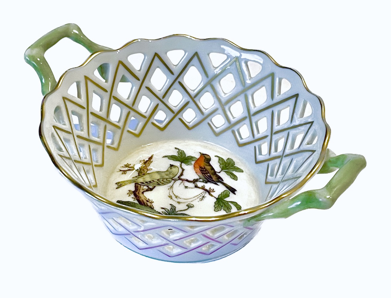 Herend Rothschild Basket Vide-Poche~P77716547