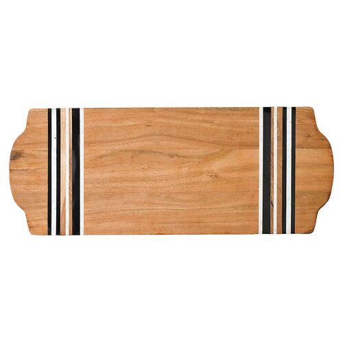 Stonewood Stripe Serving Board, Natural/Multi~P77431882
