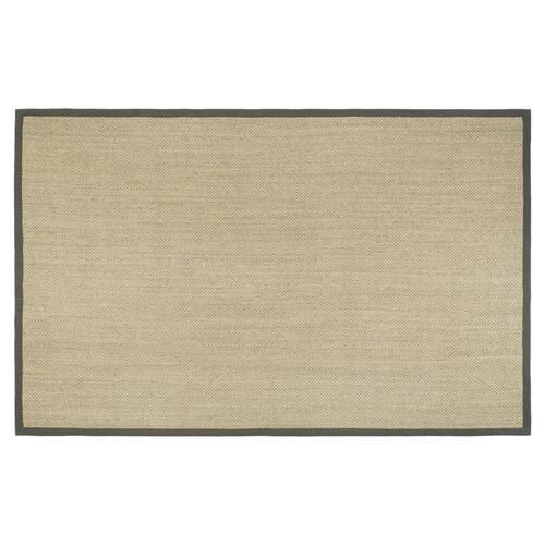 Living Room Rug Anti-Static Kitchen Carpet With Non-Slip Latex Backing with Beige Border 100 x 150 cm Salvador Collection casa pura Natural Sisal Rug