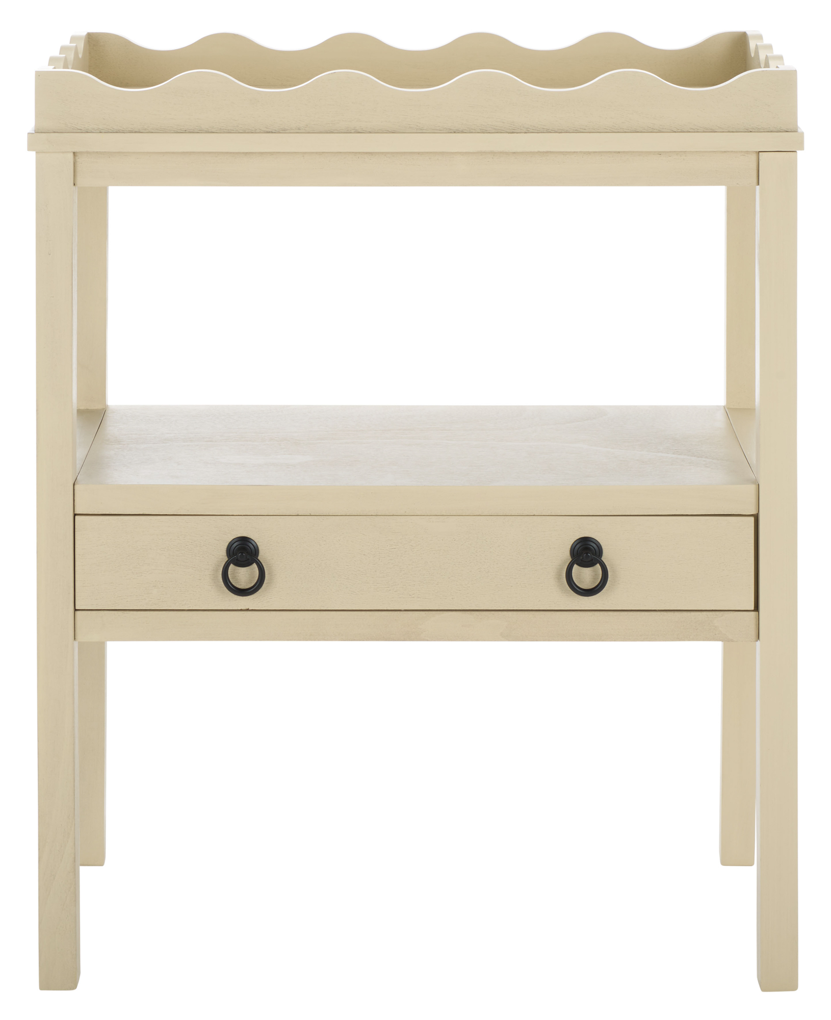 Oshenan 1-Drawer Rectangle Pine Accent Table | One Kings Lane