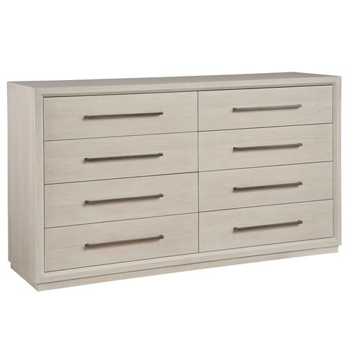 Trixie 6-Drawer Dresser, White Oak