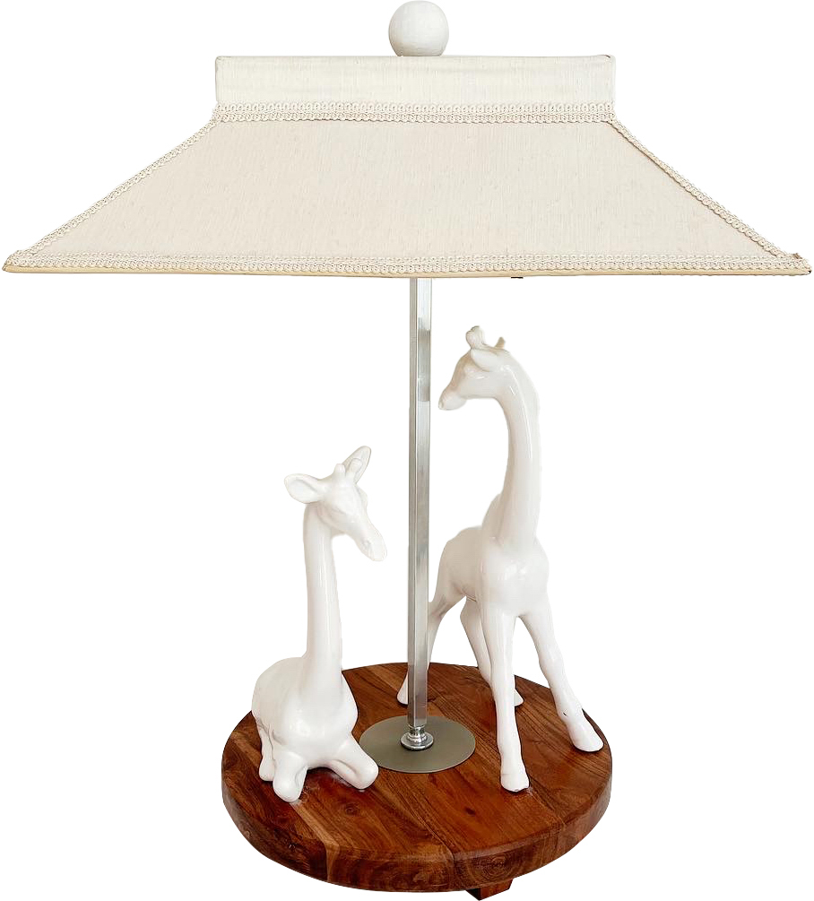 Italian Giraffes Lamp & Shade~P77658834