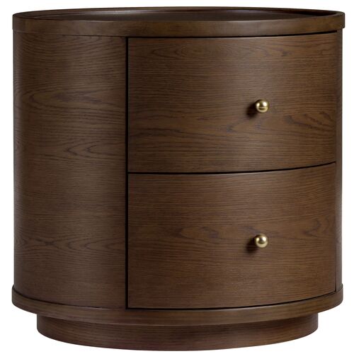 Newport Oak End Table/Nightstand 