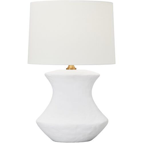 Bone Ceramic Table Lamp, Matte White~P77657921