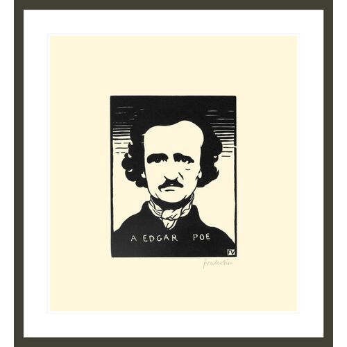 A Edgar Poe (To Edgar Poe) by Félix Vallotton Framed Print