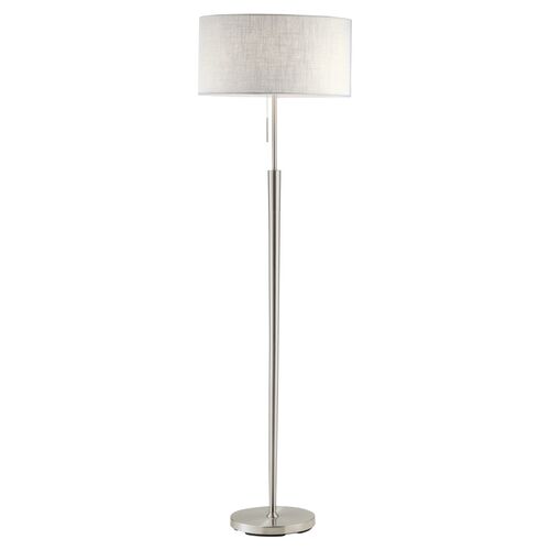 Hayworth Floor Lamp, Satin Steel~P46444783